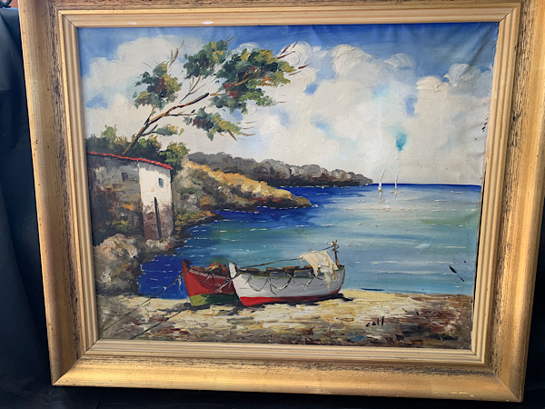 Huile sur toile 